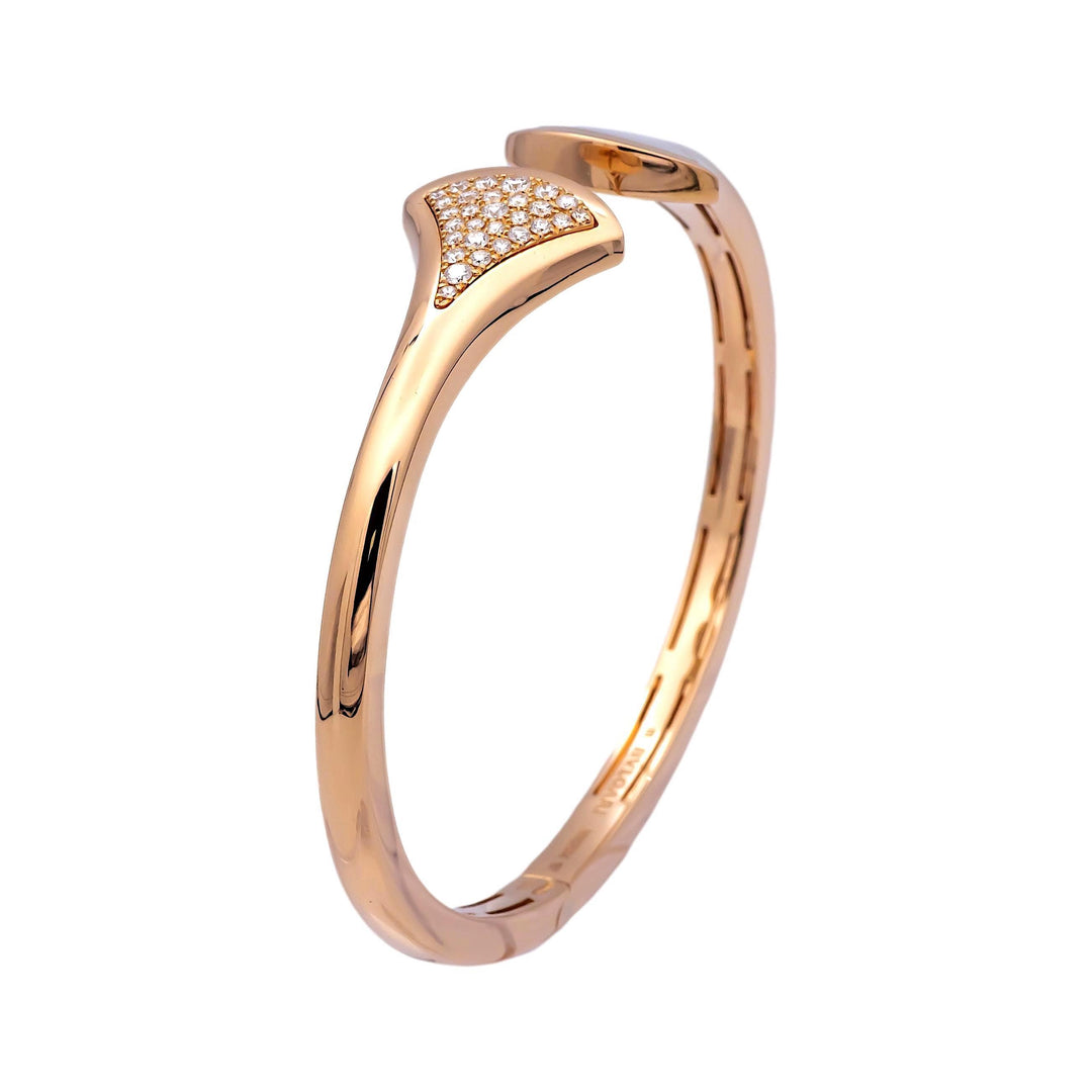 Bvlgari Diva's Dream 18K Rose Gold Diamond Open-Cuff Bracelet