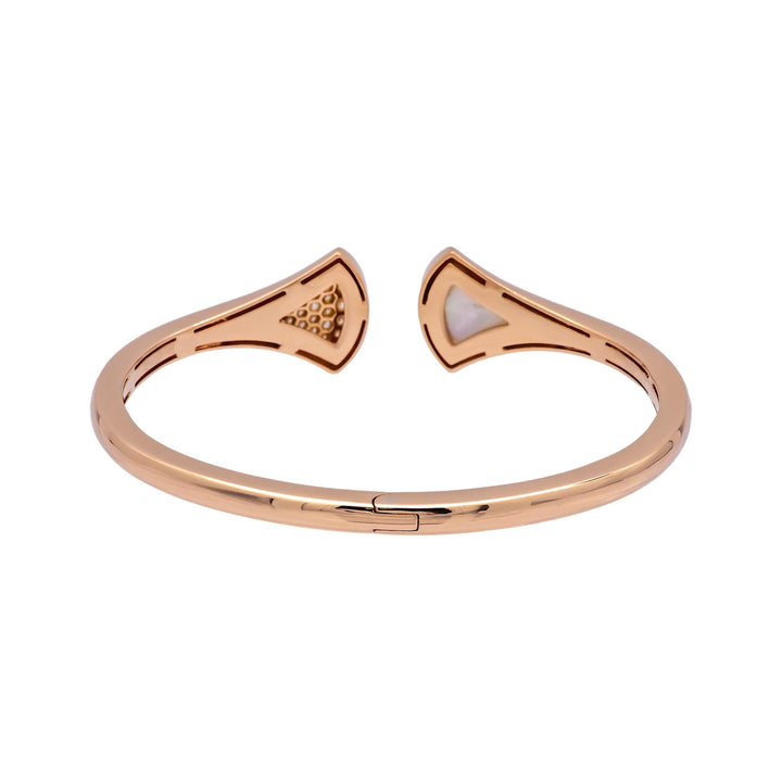 Bvlgari Diva's Dream 18K Rose Gold Diamond Open-Cuff Bracelet
