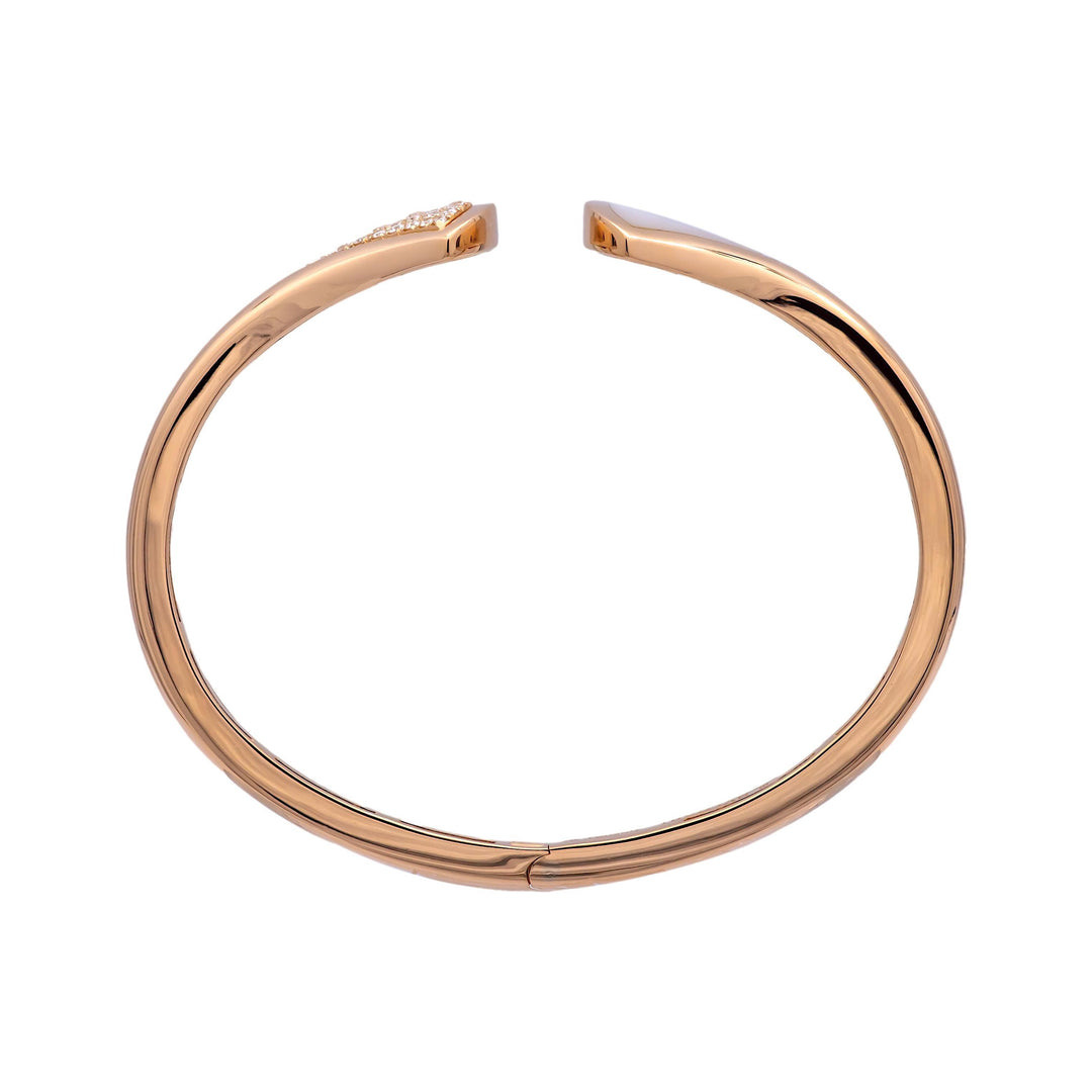 Bvlgari Diva's Dream 18K Rose Gold Diamond Open-Cuff Bracelet