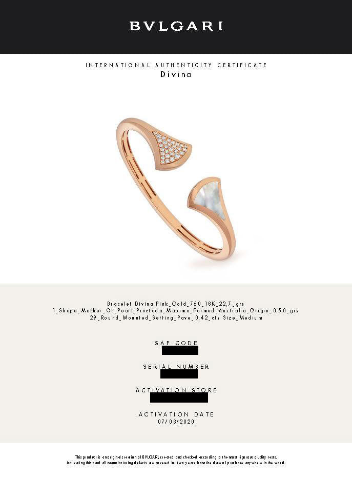 Bvlgari Diva's Dream 18K Rose Gold Diamond Open-Cuff Bracelet S/M