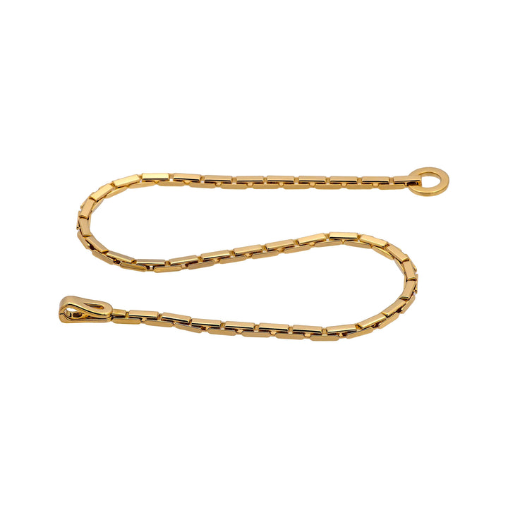 Cartier Agrafe 18K Yellow Gold Link Necklace 16" Long