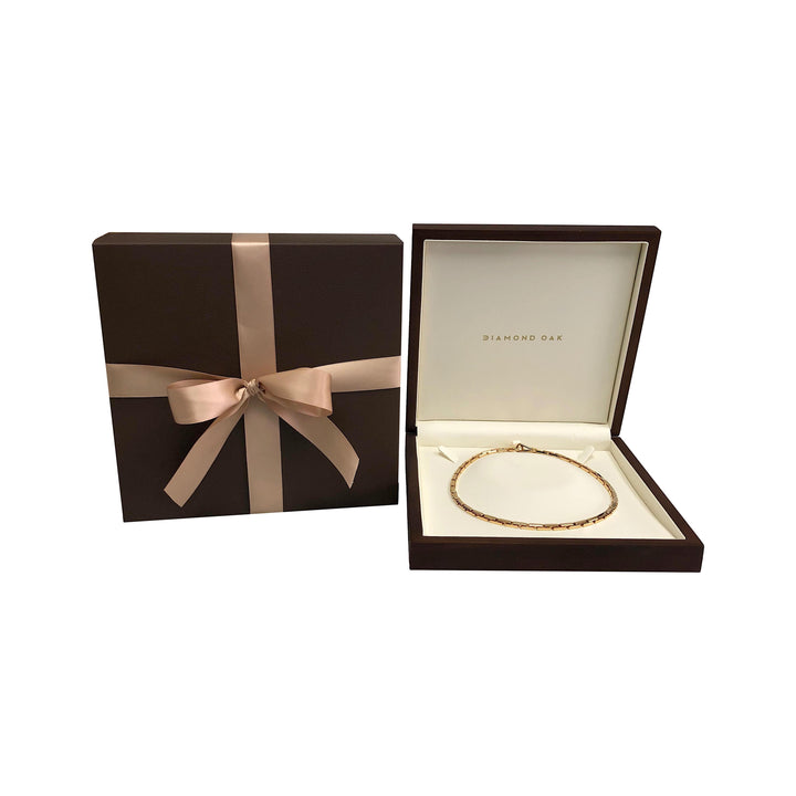 Cartier Agrafe 18K Yellow Gold Link Necklace 16" Long