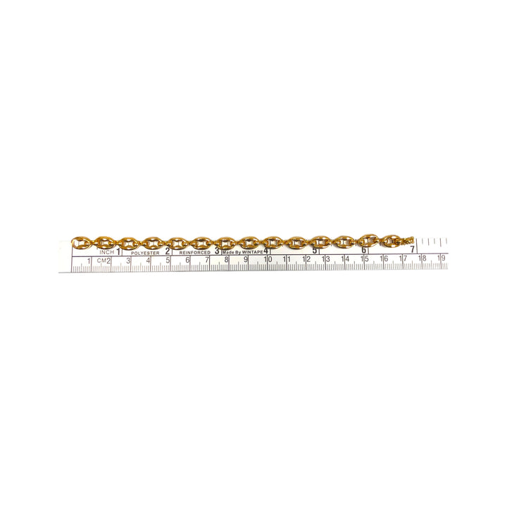 Vintage Cartier 18K Yellow Gold Open Bean Claw Link Bracelet