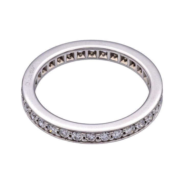 Cartier Ballerine Platinum Channel Set Diamond Eternity Band Ring .40 Cts TW