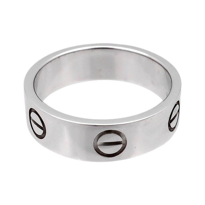 Cartier Love Ring in 18K White Gold 5.5mm Size 54 (US6.75)