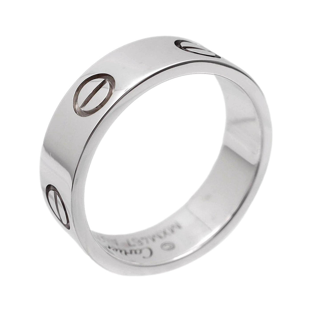 Cartier Love Ring in 18K White Gold 5.5mm Size 54 (US6.75)