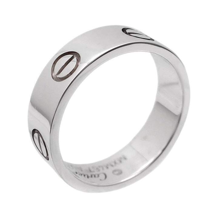 Cartier Love Ring in 18K White Gold 5.5mm Size 54 (US6.75)