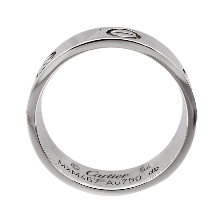 Cartier Love Ring in 18K White Gold 5.5mm Size 54 (US6.75)