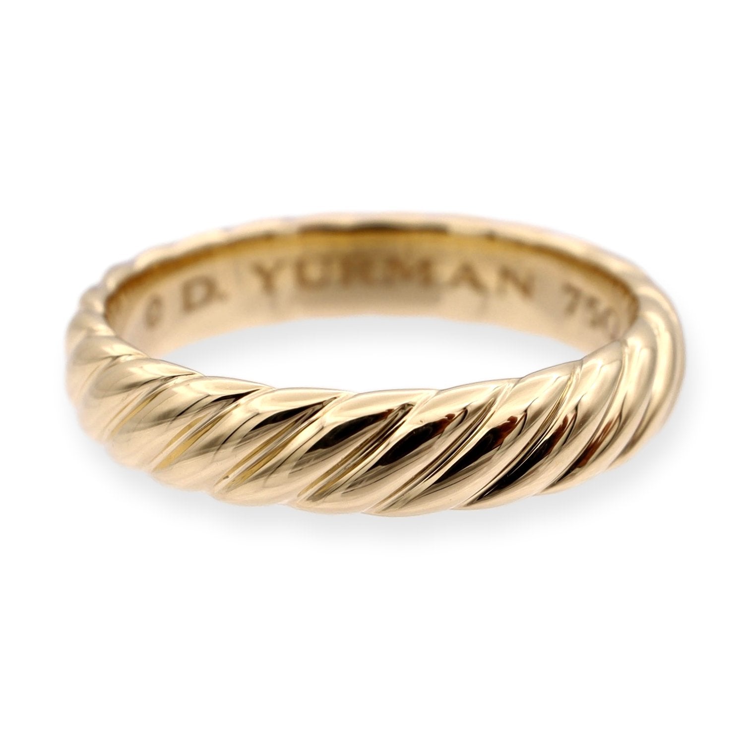 David Yurman Twisted Cable Band Ring, Size 10