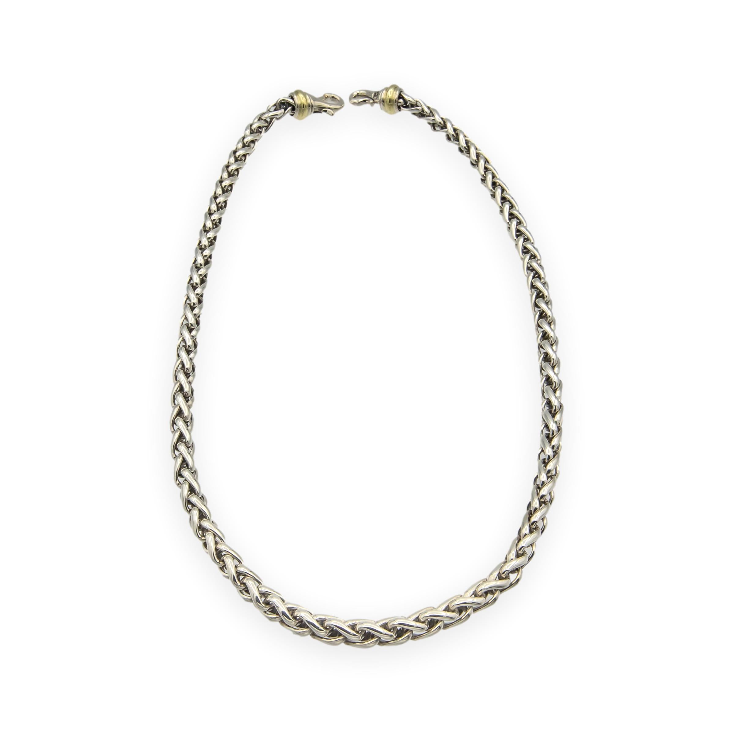 David Yurman デヴィッドヤーマン SILVA K14 ネックレス David Yurman(デヴィッドヤーマン) ネックレス・チョーカー(メンズ
