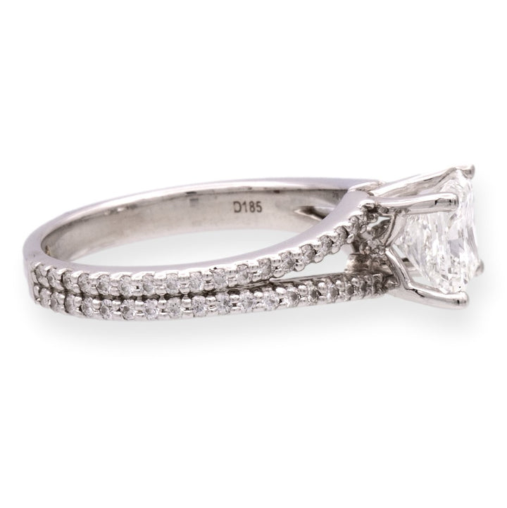 ForeverMark Devotion 18K Princess Cut Diamond Engagement Ring 1.52 Cts.FVVS2