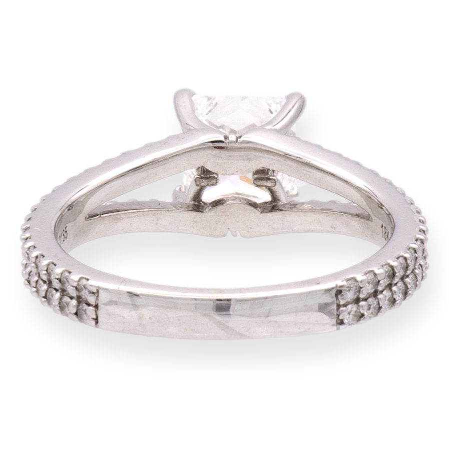 ForeverMark Devotion 18K Princess Cut Diamond Engagement Ring 1.52 Cts.FVVS2