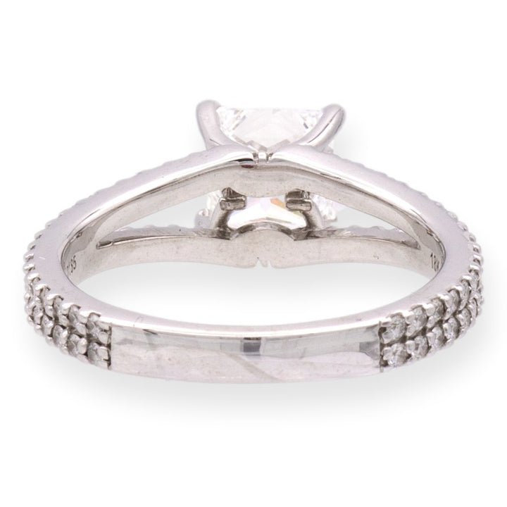 ForeverMark Devotion 18K Princess Cut Diamond Engagement Ring 1.52 Cts.FVVS2