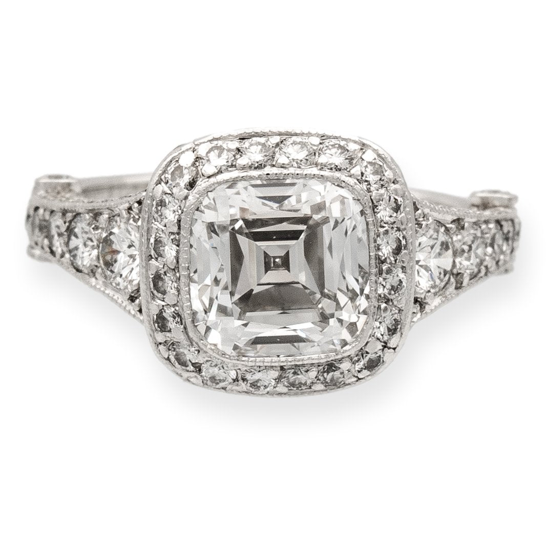 Tiffany & Co. Legacy Diamond Engagement Ring in Platinum H VS1 2 CTW, myGemma, CH