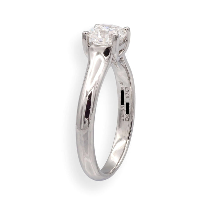 Tiffany & Co. Lucida Diamond Engagement Ring .87ct EVS2 in Platinum