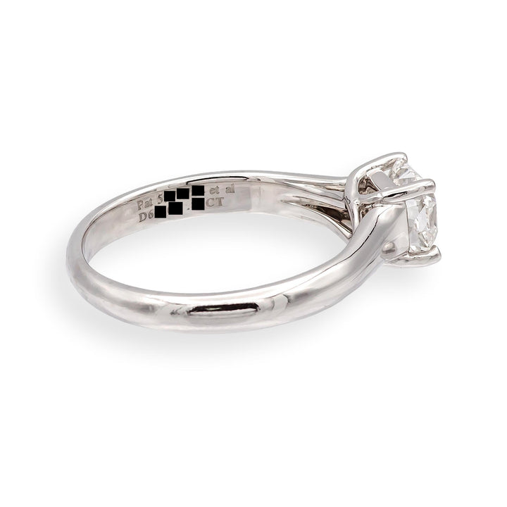 Tiffany & Co. Lucida Diamond Engagement Ring .87ct EVS2 in Platinum