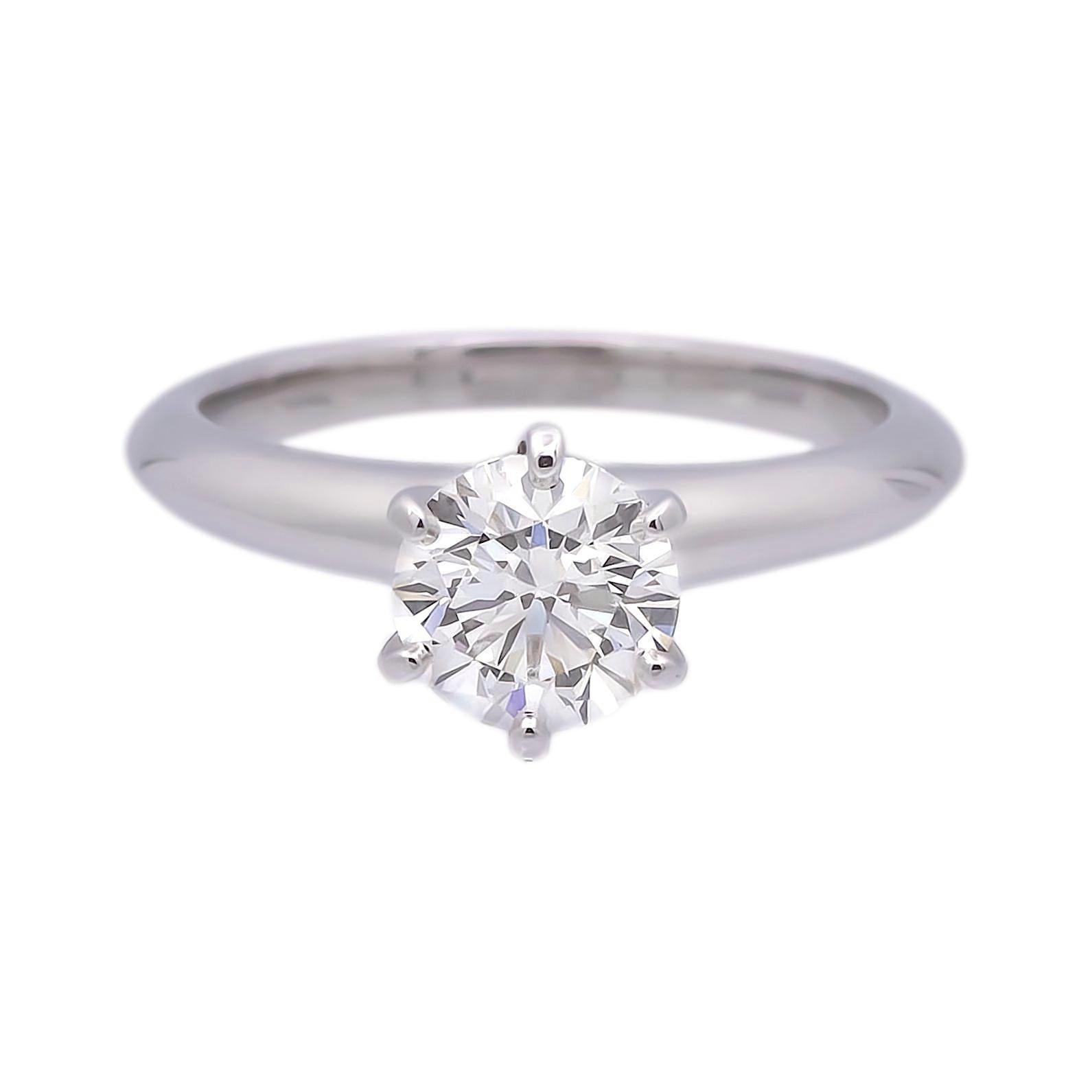 Tiffany and co round engagement ring shop