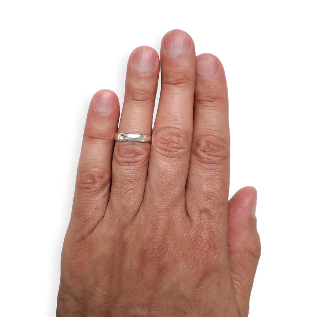 Tiffany & Co. Forever Platinum 4.5mm Wedding Band Ring Size 8.5, Box Included