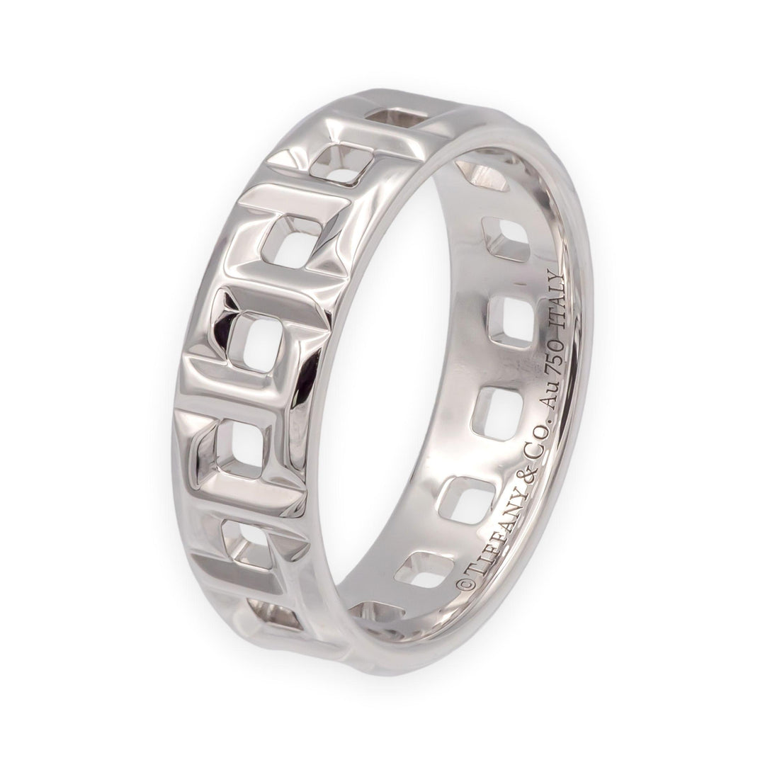 Tiffany & Co. True Wide Band Ring in 18K White Gold – 5.5mm, Size 6