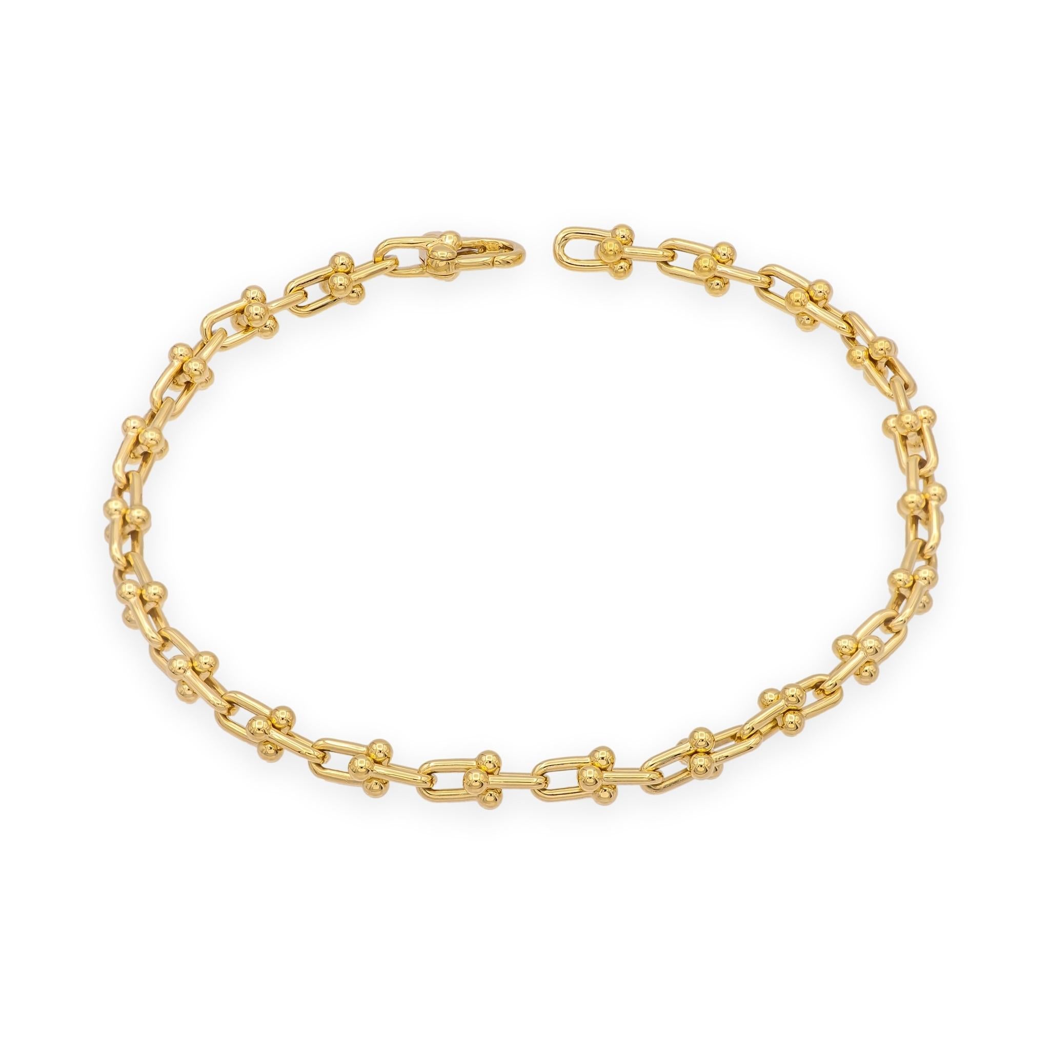 アクセサリー Tiffany& Co.HardWear Micro Link Bracelet Tiffany & Co. HardWear Micro Link Bracelet 18K Yellow Gold 7 Inch