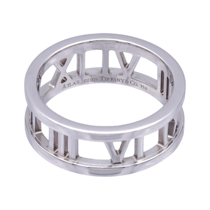 Tiffany & Co. Atlas Ring in 18K White Gold ( 2003 ) – Size 6