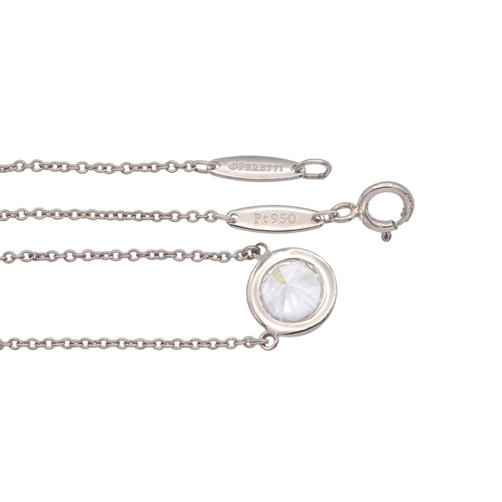 Tiffany & Co. Peretti Solitaire Diamonds by the Yard 24" Necklace 0.84ct H/VS1