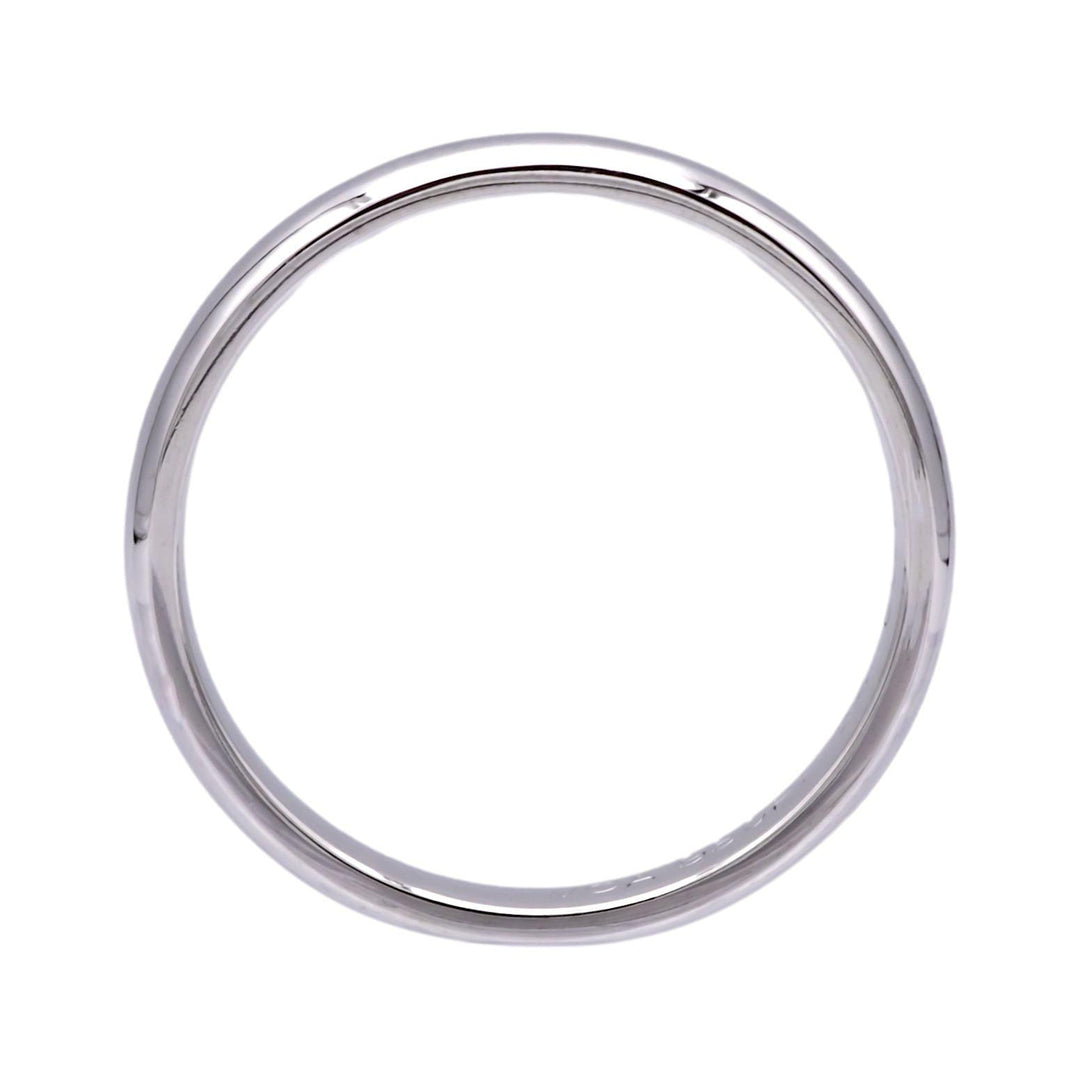 Van Cleef & Arpels Tendrement Platinum 3mm Wedding Band Ring Size 6.5