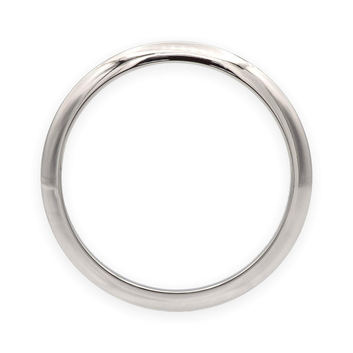 Vintage Tiffany & Co. Platinum Knife-Edge Wedding Band Ring 2 mm Size 6