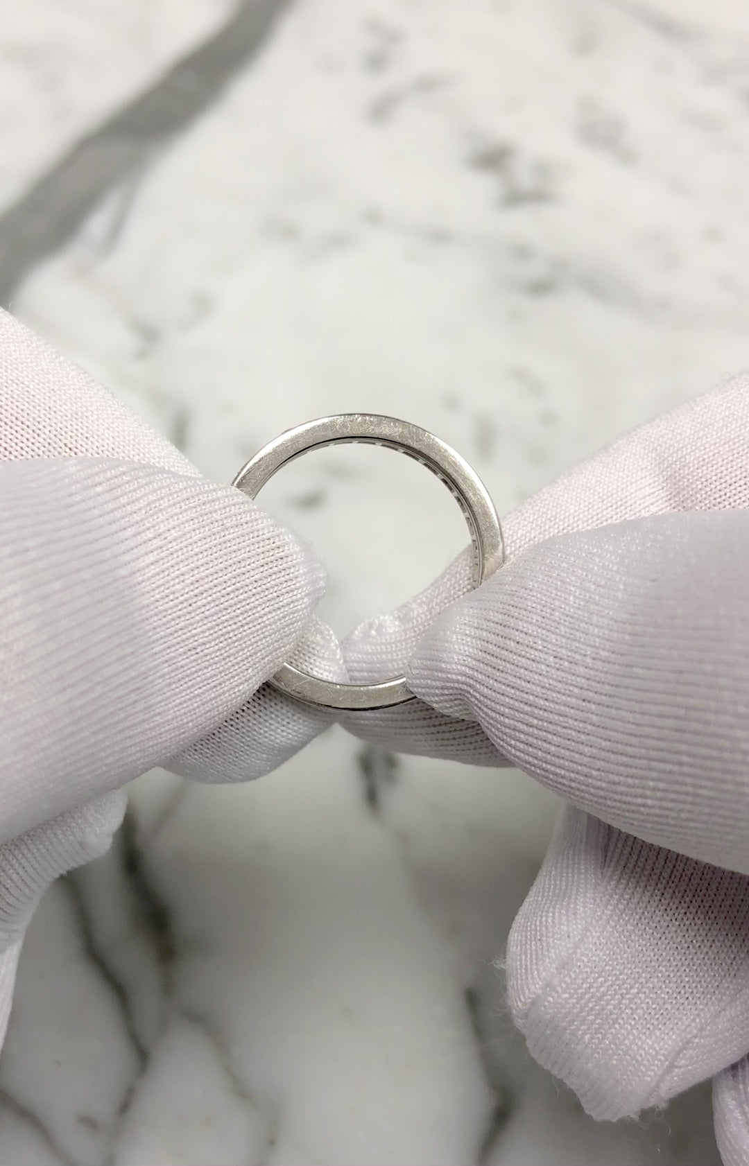 Cartier Ballerine Platinum Channel Set Diamond Eternity Band Ring .40 Cts TW