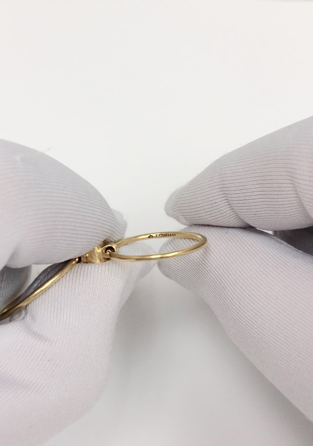 Vintage Tiffany & Co. 18K Reversible Elsa Peretti Ring Diamond Sapphire Size 6.5
