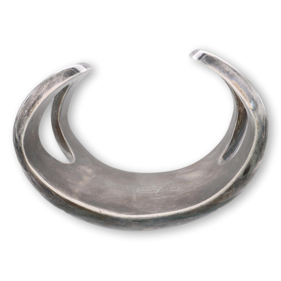 Tiffany and Co. Vintage Original 1975 Peretti Sterling Silver 925 Bone Cuff Small