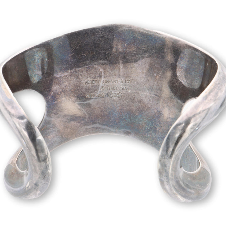 Tiffany and Co. Vintage Original 1975 Peretti Sterling Silver 925 Bone Cuff Small