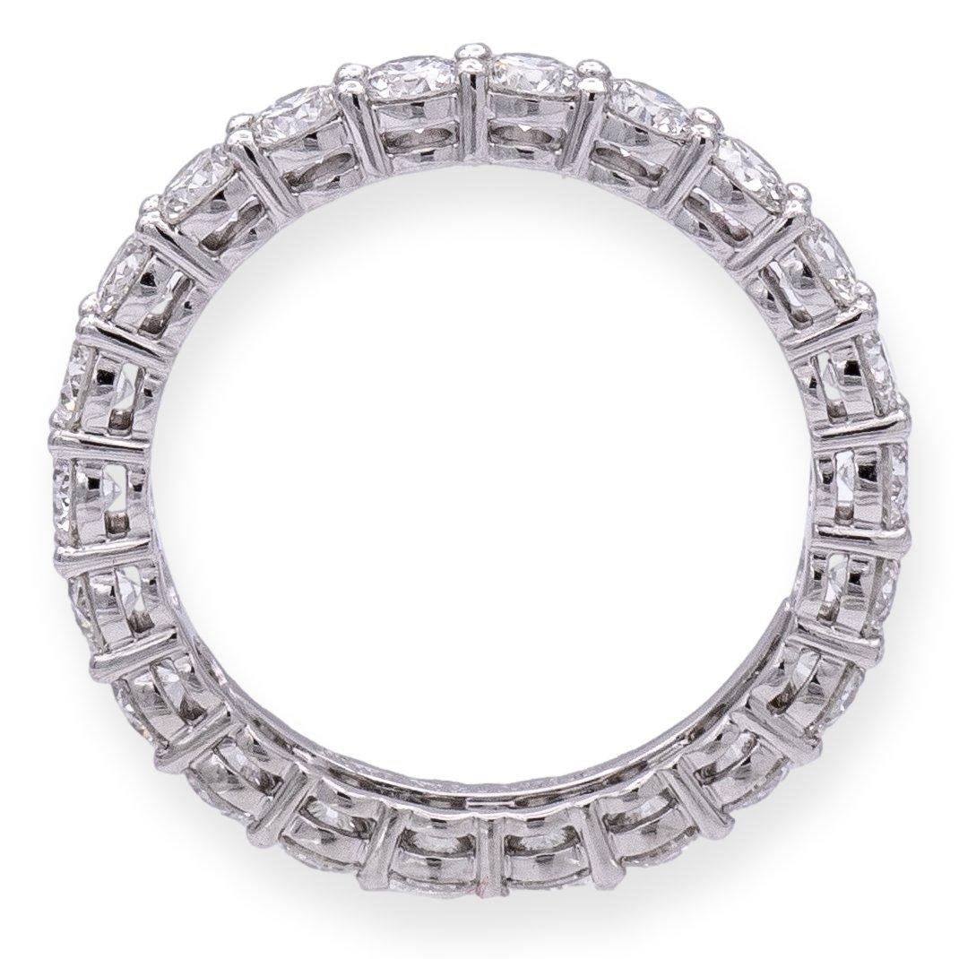 Tiffany & Co. Platinum Forever Full Circle Diamond 3mm Band Ring 1.80ct Size 6