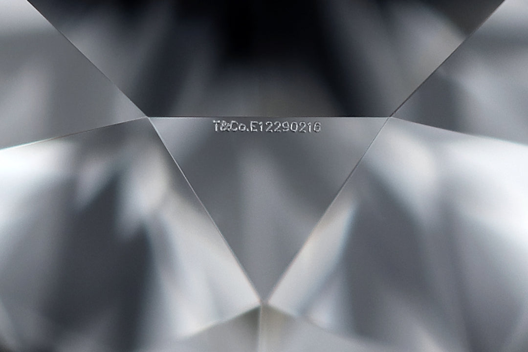 Tiffany and Co. Etoile Platinum Round Diamond Engagement Ring .30ct FVVS1