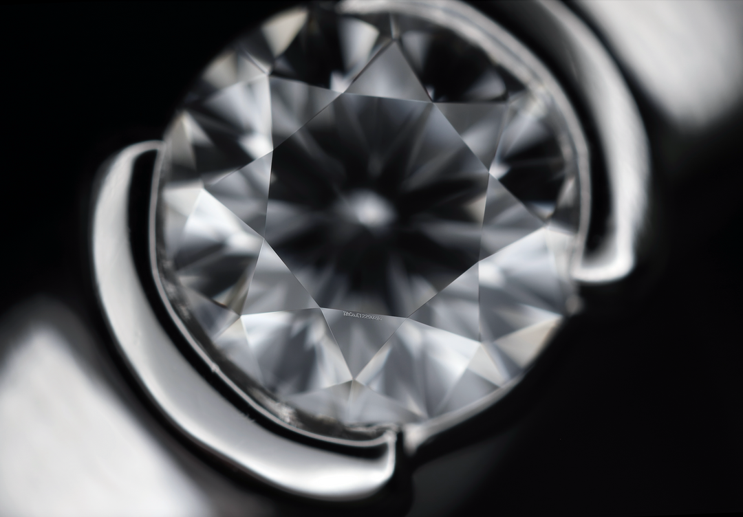 Tiffany and Co. Etoile Platinum Round Diamond Engagement Ring .30ct FVVS1