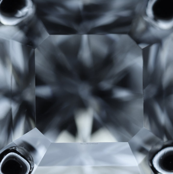 Tiffany & Co. Platinum Lucida Diamond Stud Earrings .90 cts TW G-H VVS