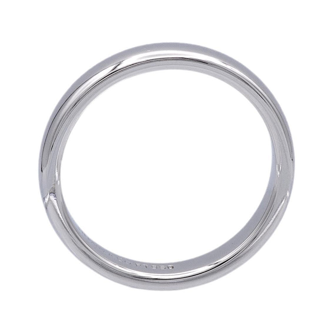 Vintage Tiffany & Co. Platinum Classic 3 mm Wedding Band Ring Size 4.5