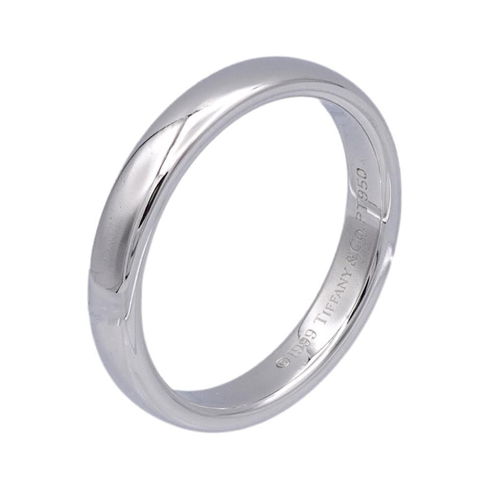Buy Vintage Tiffany Platinum Classic mm Wedding Band Ring