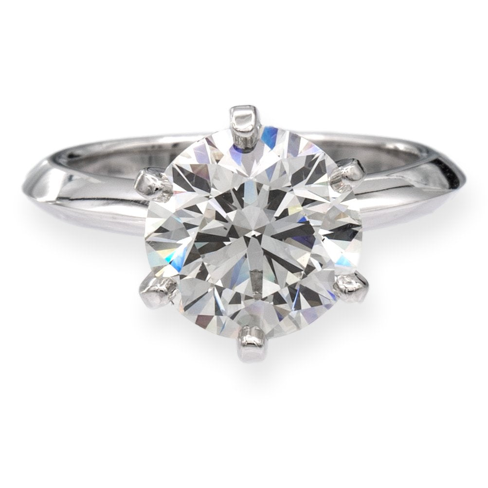 Tiffany Setting Solitaire Round 50 Round Brilliant 4-Prong Tiffany