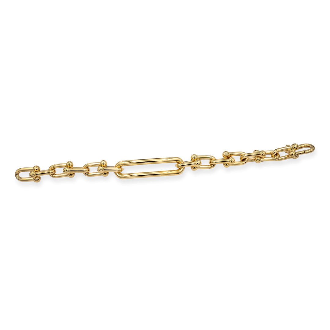 Tiffany & Co. 18K Yellow Gold Hardwear Link Bracelet Medium