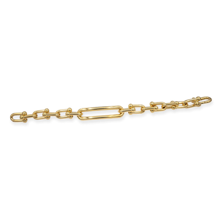 Tiffany & Co. 18K Yellow Gold Hardwear Link Bracelet Medium