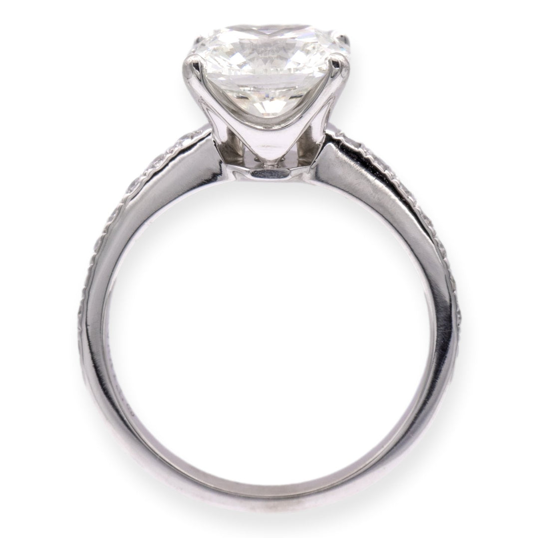 Tiffany & Co. Platinum Novo Cushion Diamond Engagement Ring 2.35 ct. TW I VS1
