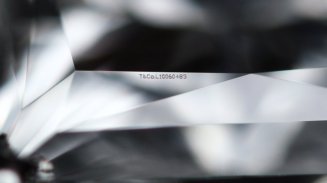 Tiffany Laser Diamond Inscription on Diamond Crown