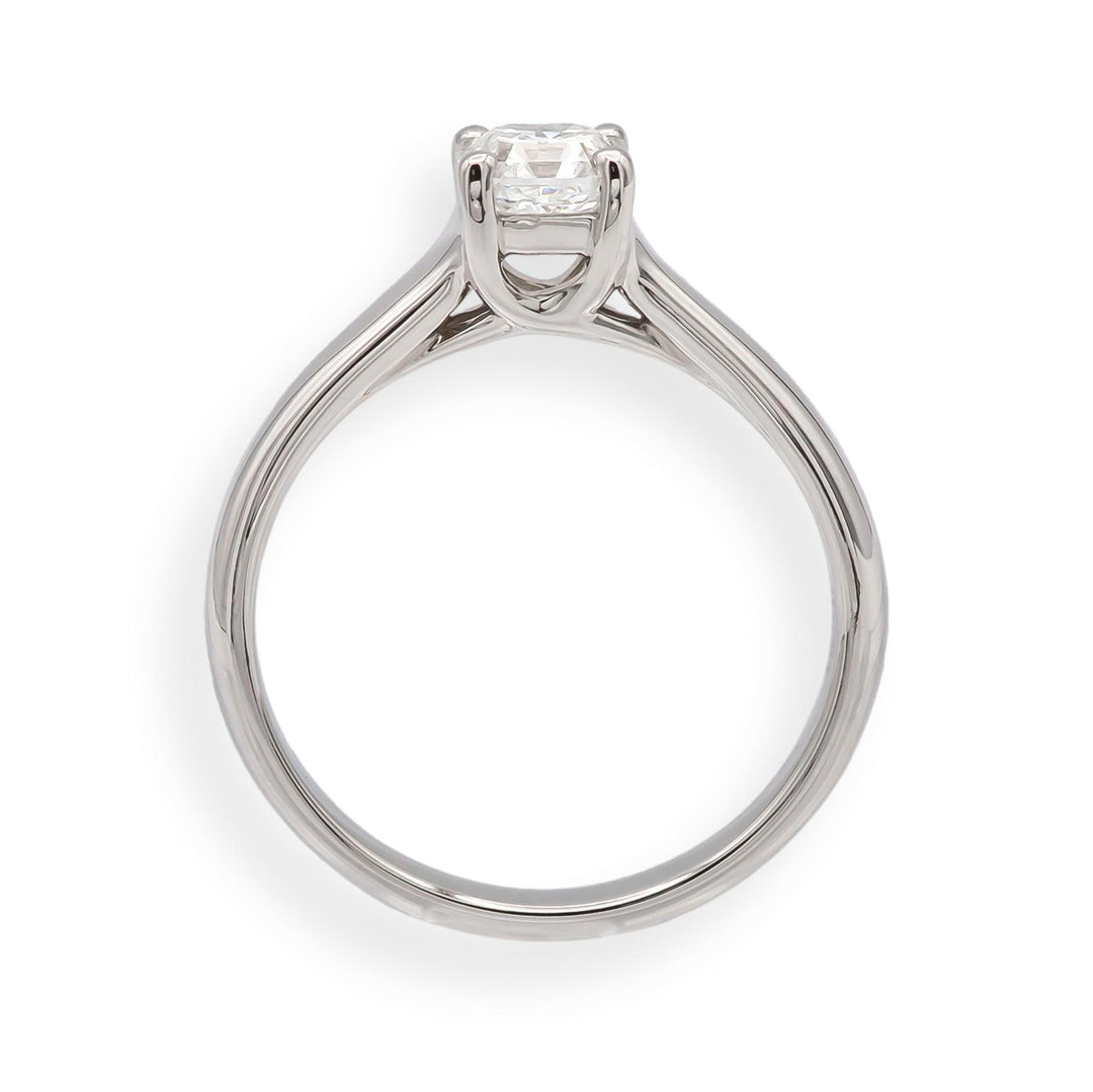 Tiffany & Co. .54 Ct Lucida Cut Diamond Engagement Ring  G-H, VVS2-VS1 IGI Cert