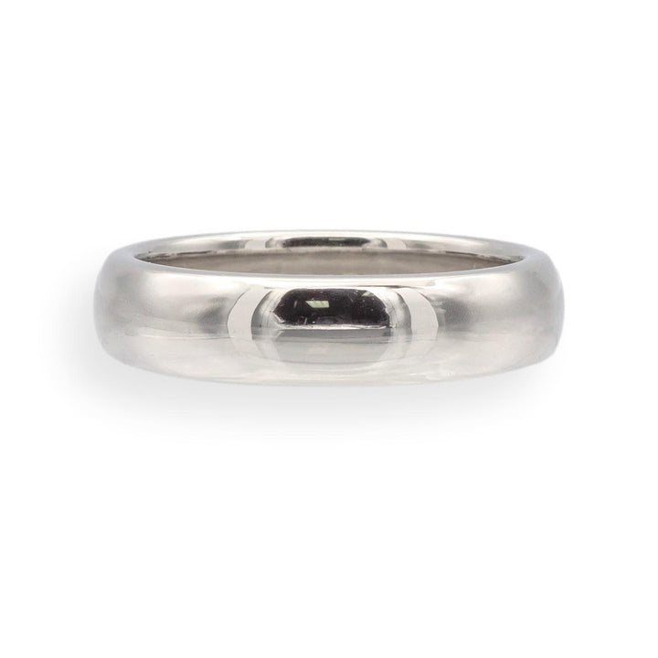 Tiffany & Co. Forever Platinum 4.5mm Comfort Fit Wedding Band Ring Size 5 w/Box