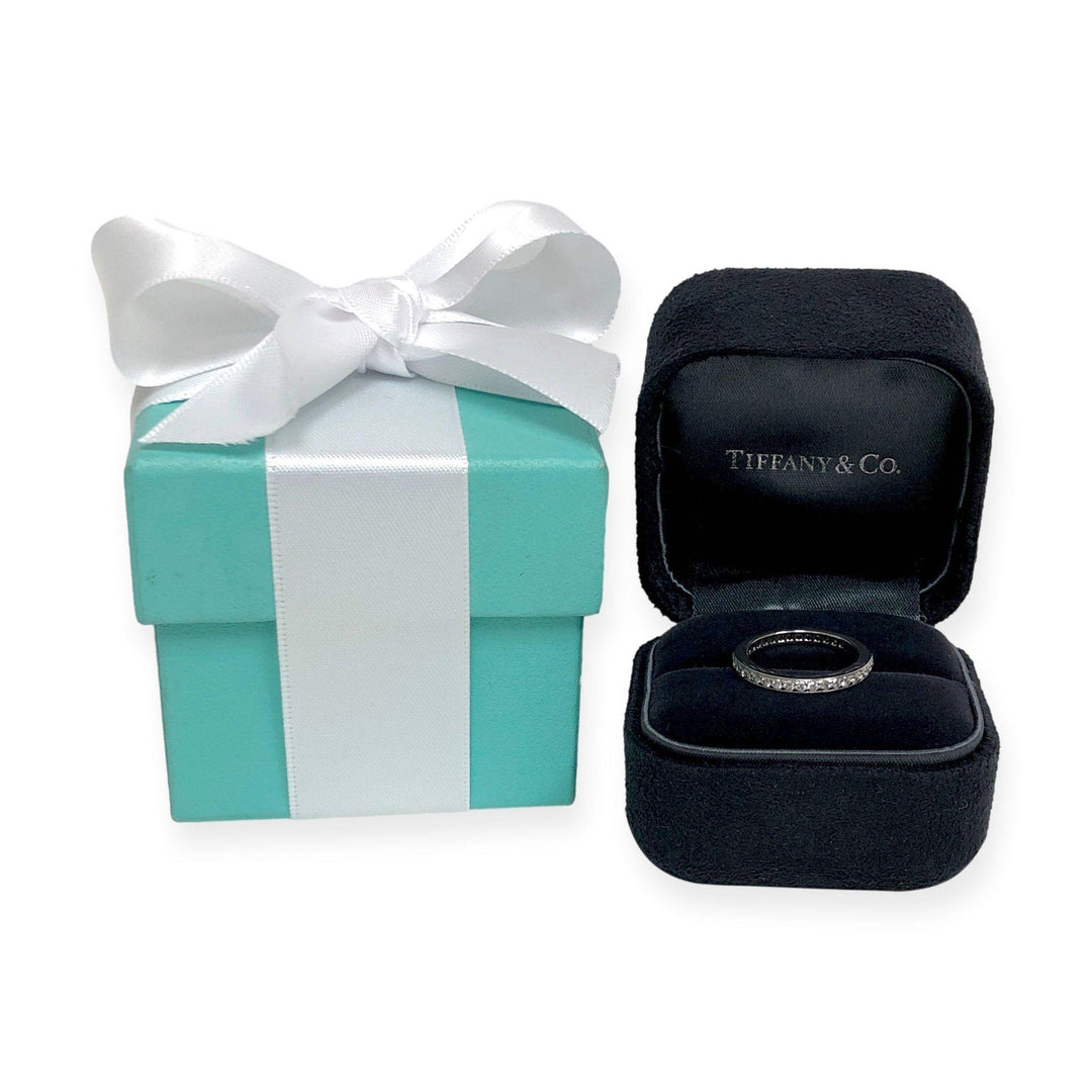 Tiffany & Co. Legacy Platinum Full Circle Diamond Band 2.3mm .45ct Size 5.25