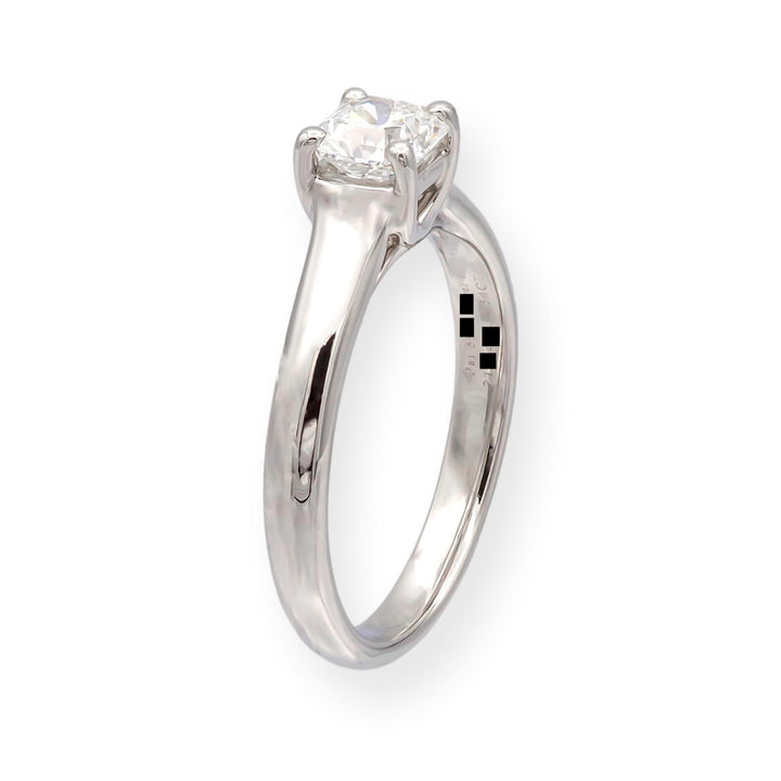 Tiffany & Co. .54 Ct Lucida Cut Diamond Engagement Ring  G-H, VVS2-VS1 IGI Cert