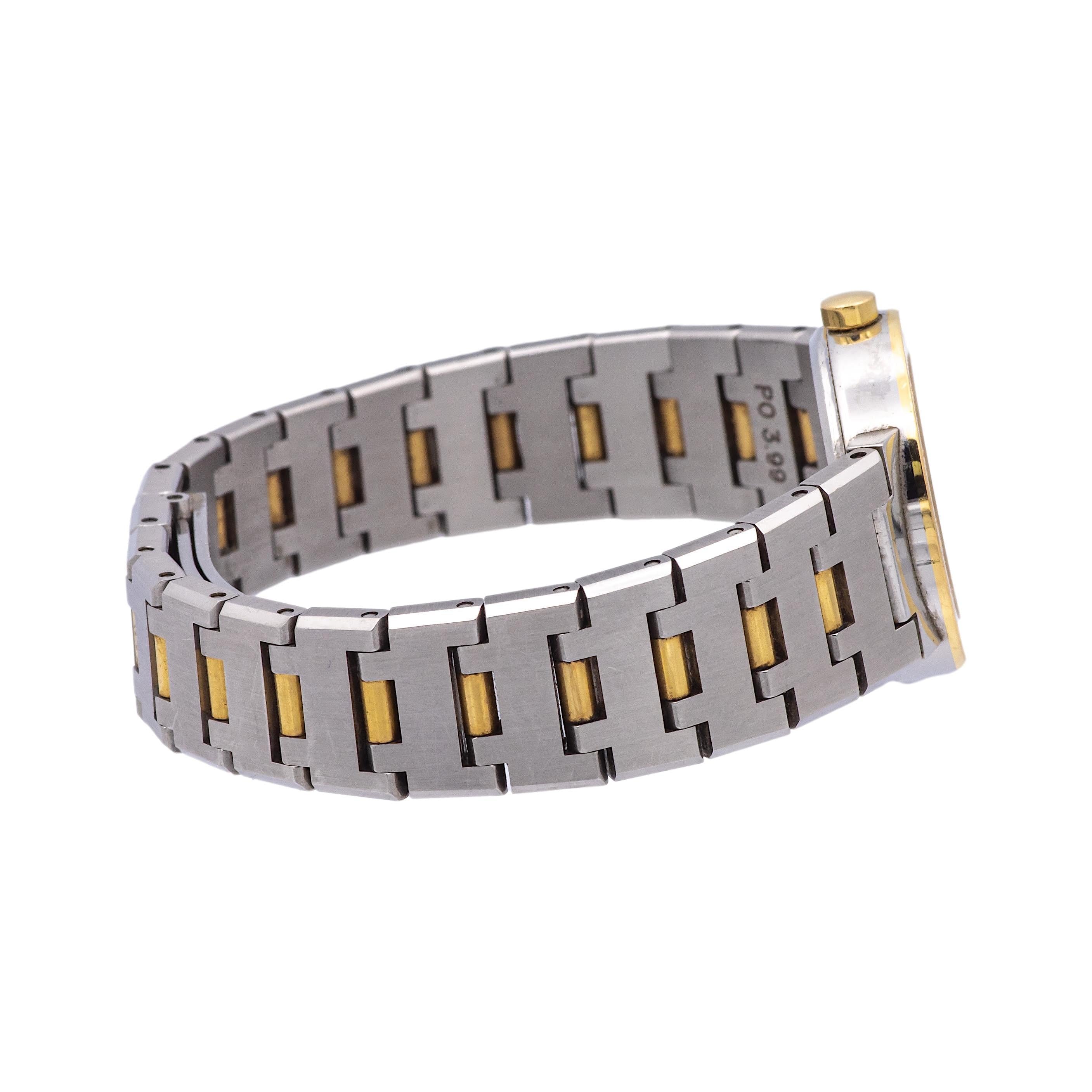 Pre-Owned BVLGARI BVLGARI 18K Yellow Gold Stainless Steel Ladies