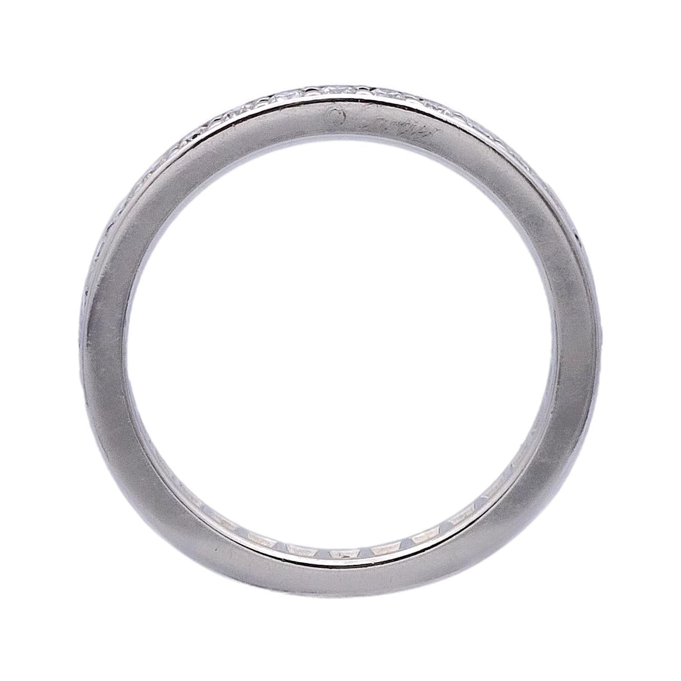 Order Cartier Ballerine Platinum Channel Set Diamond