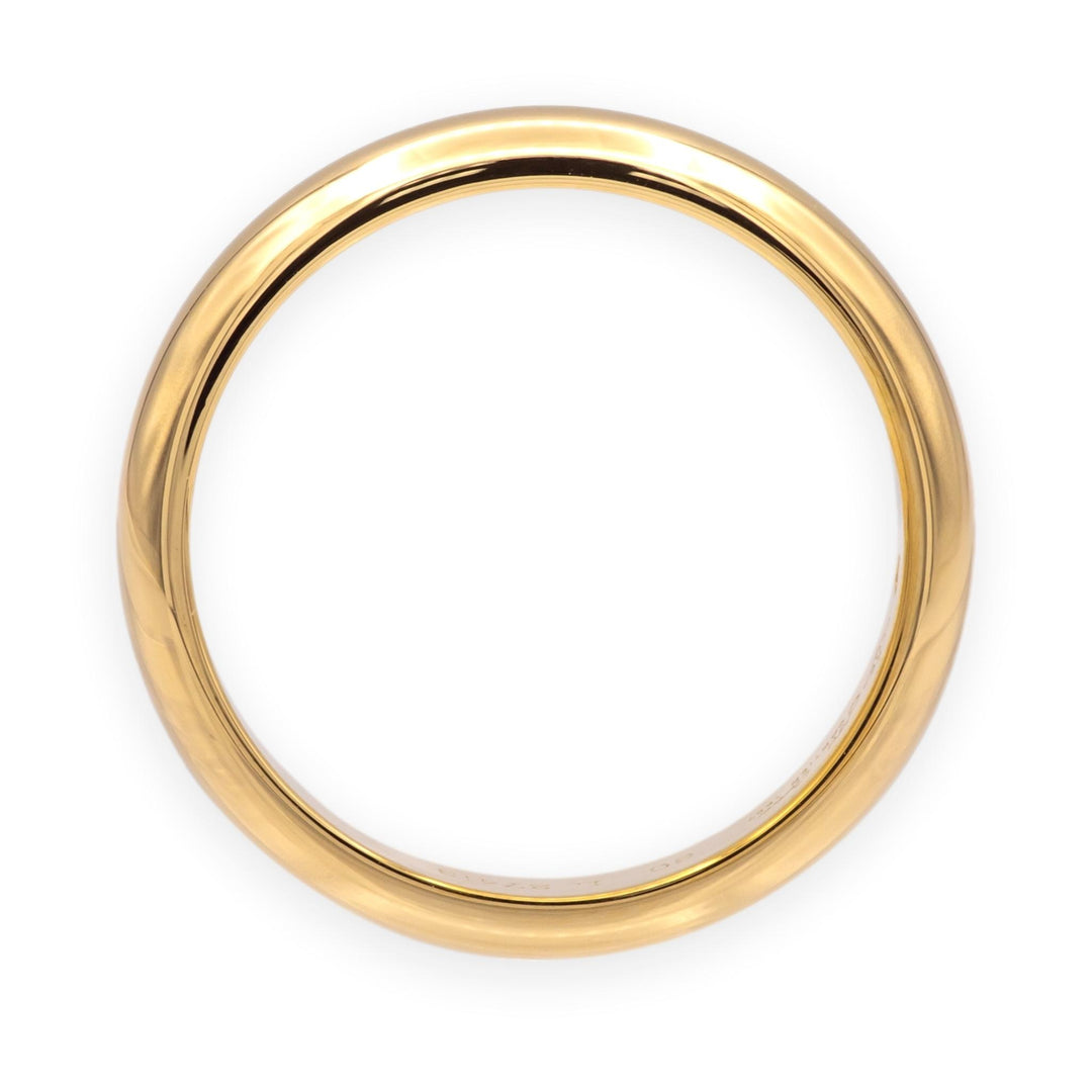 Vintage Cartier 1895 Men's 18K Yellow Classic Wedding Band Ring 4mm Size 60 US9